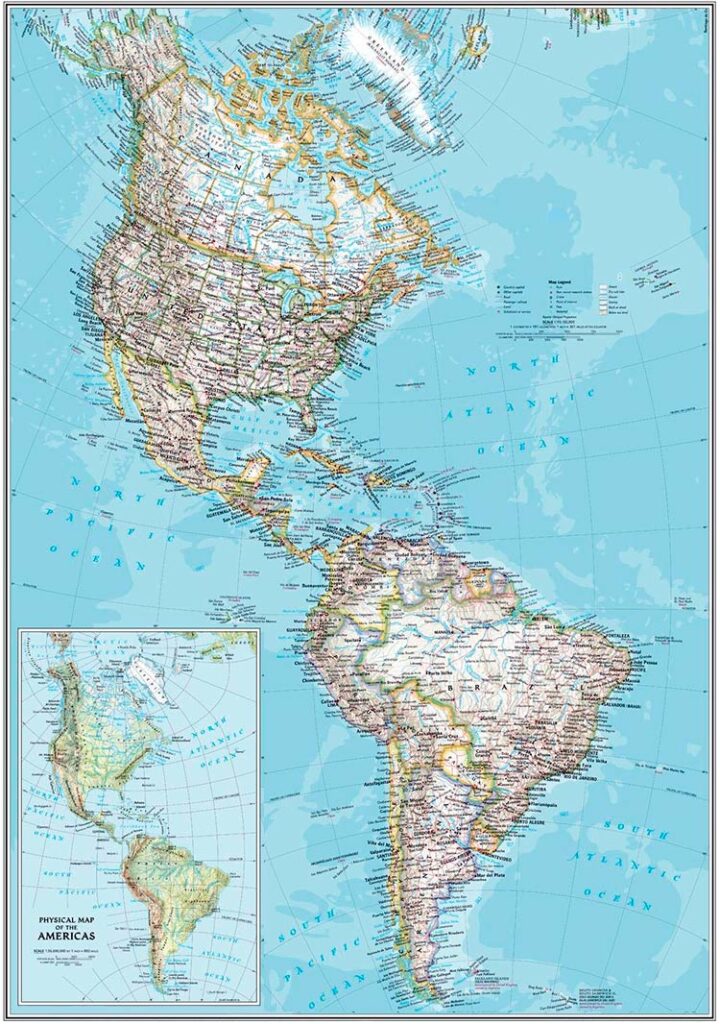 mapa de america