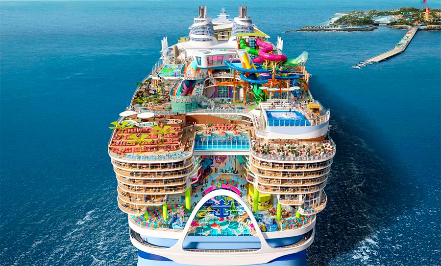 los cruceros mas grandes del mundo