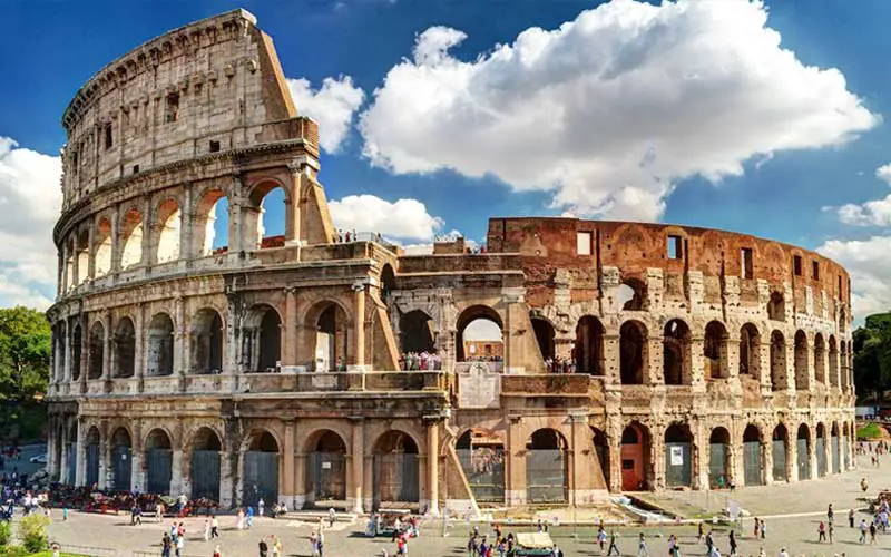 Coliseo de Roma en Italia