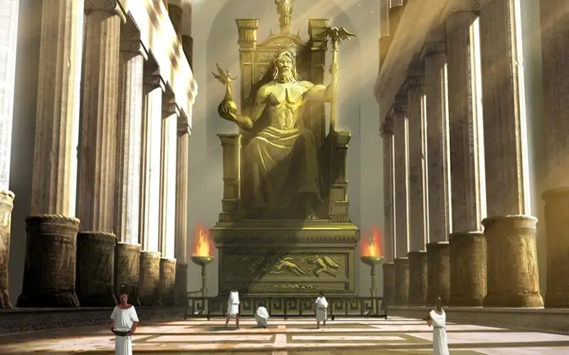 Estatua de Zeus en Grecia