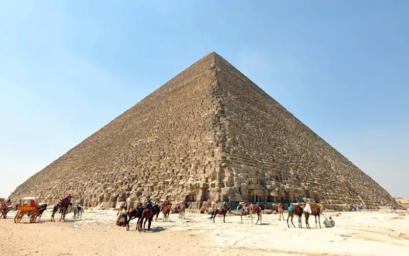 Gran Piramide de Guiza en Egipto