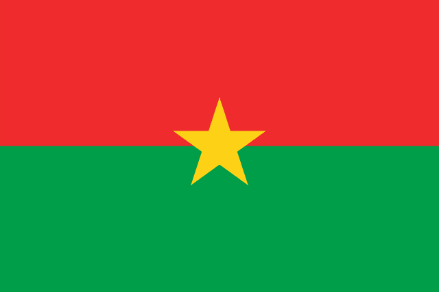 Bandera de Burkina Faso