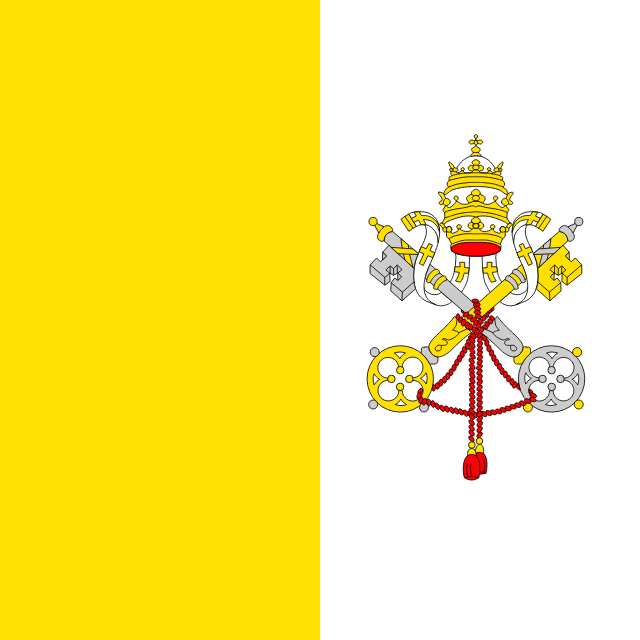 Bandera de Ciudad del Vaticano