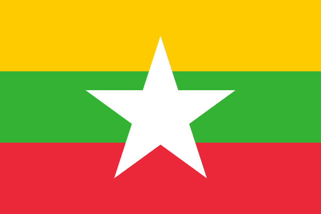 Bandera de Myanmar