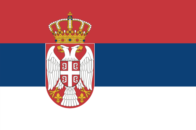 Bandera de Serbia