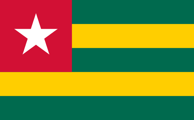 Bandera de Togo