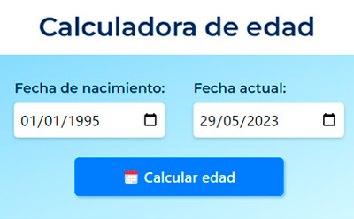 Calculadora de edad