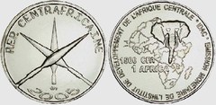 Moneda de Republica Centroafricana