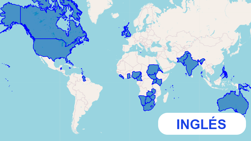 Países donde se habla inglés, el idioma más hablado del mundo