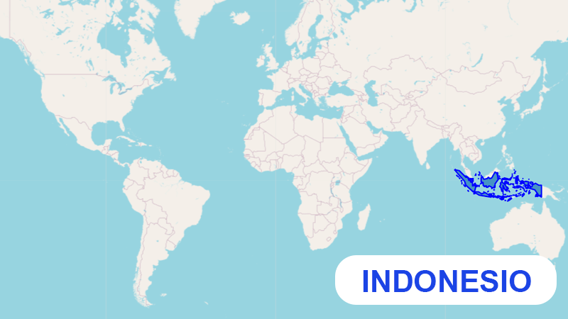 Países donde se habla indonesio, uno de los idiomas más hablados globalmente