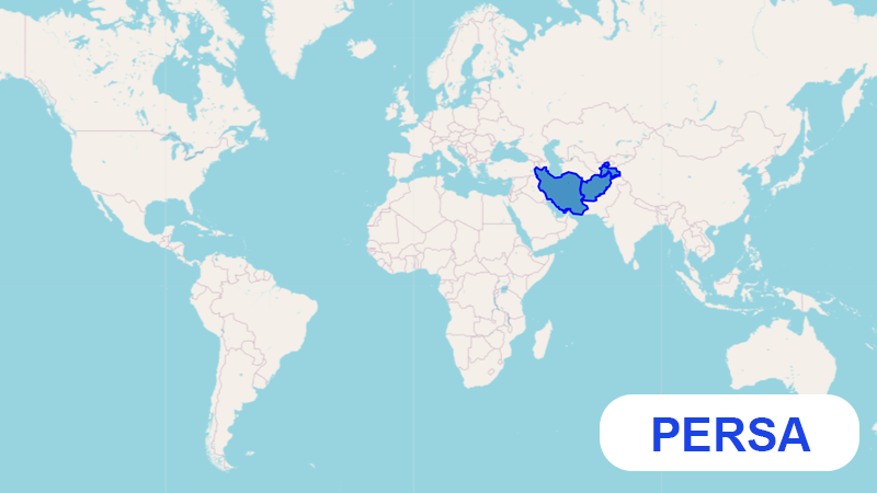 Países donde se habla persa, reconocido como uno de los idiomas más influyentes en África