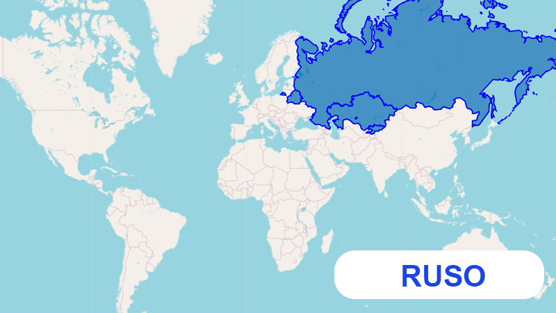 Países donde se habla ruso, el octavo idioma con más hablantes del mundo