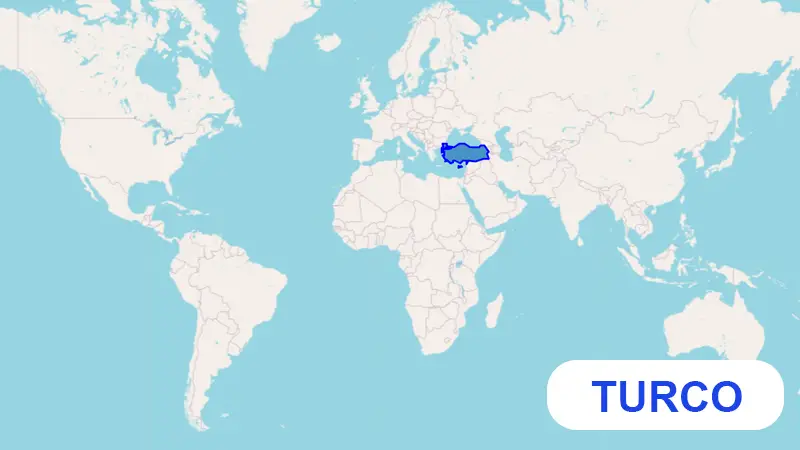 Países donde se habla turco, una de las lenguas con mayor presencia a nivel mundial