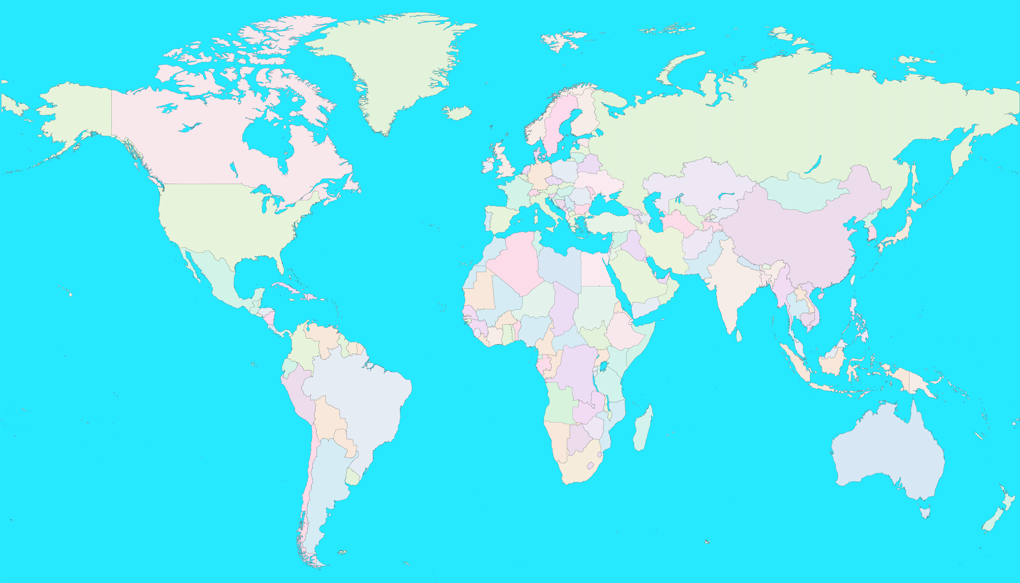 Mapa mundo politico