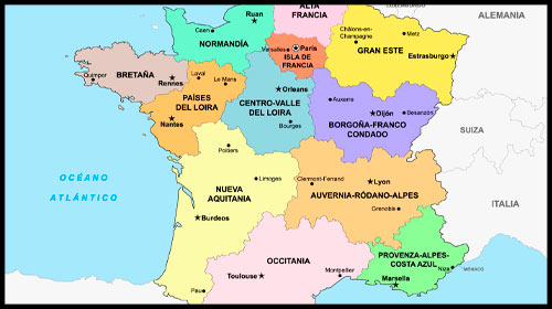 Mapa de Francia