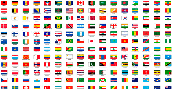 Todas las banderas del mundo
